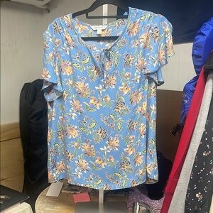 Counterparts Floral Blue Women's Top